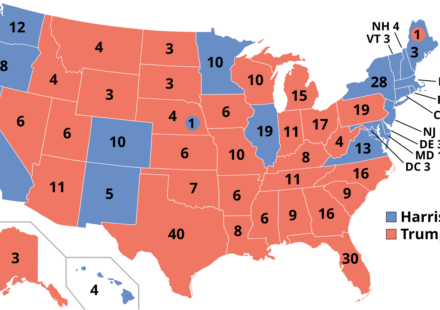 Mapa elecciones eeuu 2024